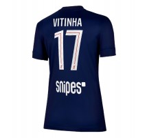 Paris Saint-Germain Vitinha #17 Koszulka Podstawowa damskie 2025-26 Krótki Rękaw